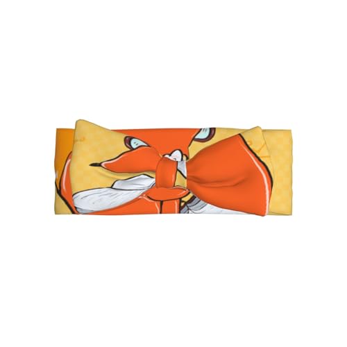 Weiches Haarband für Babys, Mädchen, Schleife, niedliche Kopfbedeckung, Sonnenblumenkerne und Fuchs-Druck, Haarband für Neugeborene, Säuglinge, Kleinkinder Weiches Haarband für Babys, Mädchen, Schleife, niedliche Kopfbedeckung, Sonnenblumenkerne und Fuchs-Druck, Haarband für Neugeborene, Säuglinge, Kleinkinder von GUHAOT