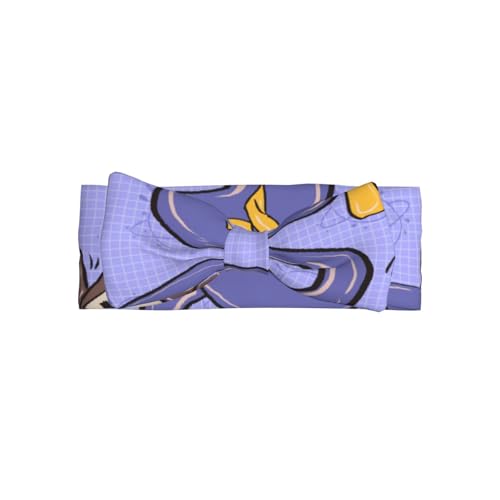 Weiches Haarband für Babys, Mädchen, Schleife, niedliche Kopfbedeckung, Sonnenblumenkerne und Katzendruck, Haarband für Neugeborene, Säuglinge, Kleinkinder von GUHAOT