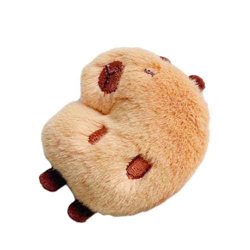 GUHEXIA Niedliche handgefertigte Capybara-Puppen-Broschen, anmutige Stoffpuppen-Kragennadel, Anstecknadel, Charm, modischer Schmuck für Frauen von GUHEXIA