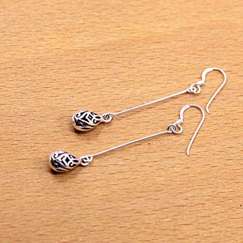 Ohrhänger-Ohrstecker für Damen, S925-Sterlingsilber, Schmuck, Thai-Silber, zarte Mini-hohle weibliche Ohrringe (wie abgebildet, 925er-Silber) von GUHPZA