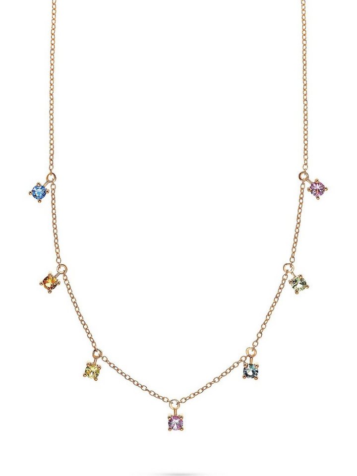 GUIA Collier GUIA Damen-Kette 585er Roségold 7 Saphir von GUIA