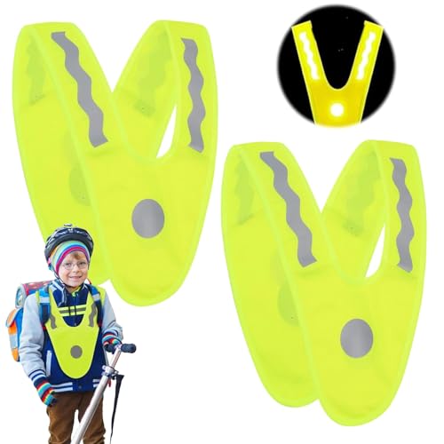 GUIANLOU 2 Stück Warnweste Kinder Leichte,V-Form Reflektorweste Kin der Reflektierende Weste Für Kinder Gelb Sicherheitsweste Kin der V-Form Signalkragen Warnschutzweste Für Kin der,Für Sport. GUIANLOU 2 Stück Warnweste Kinder Leichte,V-Form Reflektorweste Kin der Reflektierende Weste Für Kinder Gelb Sicherheitsweste Kin der V-Form Signalkragen Warnschutzweste Für Kin der,Für Sport. von GUIANLOU