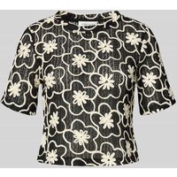 GUIDO MARIA KRETSCHMER WOMAN Cropped Blusenshirt mit Rundhalsausschnitt in Black, Größe 34 GUIDO MARIA KRETSCHMER WOMAN Cropped Blusenshirt mit Rundhalsausschnitt in Black, Größe 34 von GUIDO MARIA KRETSCHMER WOMAN