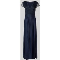 GUIDO MARIA KRETSCHMER WOMAN Jumpsuit mit Ausbrenner-Effekt Modell 'Emilie' in Marine, Größe 38 von GUIDO MARIA KRETSCHMER WOMAN