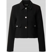 GUIDO MARIA KRETSCHMER WOMAN Regular Fit Blazer mit Viskose-Anteil Modell 'Vivian' in Black, Größe 34 von GUIDO MARIA KRETSCHMER WOMAN