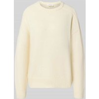 GUIDO MARIA KRETSCHMER WOMAN Regular Fit Pullover mit Woll-Anteil Modell 'Ester' in Offwhite, Größe 40 von GUIDO MARIA KRETSCHMER WOMAN