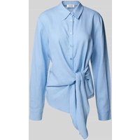 GUIDO MARIA KRETSCHMER WOMAN Slim Fit Leinenbluse mit Knoten-Detail Modell 'MATHILDA' in Bleu, Größe 44 GUIDO MARIA KRETSCHMER WOMAN Slim Fit Leinenbluse mit Knoten-Detail Modell 'MATHILDA' in Bleu, Größe 44 von GUIDO MARIA KRETSCHMER WOMAN
