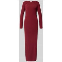 GUIDO MARIA KRETSCHMER WOMAN Slim Fit Maxikleid mit Falten-Detail Modell 'Helen' in Bordeaux, Größe 42 von GUIDO MARIA KRETSCHMER WOMAN