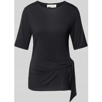 GUIDO MARIA KRETSCHMER WOMAN T-Shirt mit Raffungen Modell 'EMINA' in Black, Größe 42 von GUIDO MARIA KRETSCHMER WOMAN