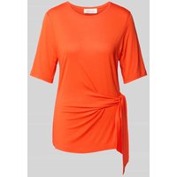 GUIDO MARIA KRETSCHMER WOMAN T-Shirt mit Überlänge Modell 'EMINA' in Hellrot, Größe 38 von GUIDO MARIA KRETSCHMER WOMAN