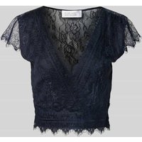GUIDO MARIA KRETSCHMER WOMAN Top mit Ausbrenner-Effekt Modell 'Esme' in Marine, Größe 40 von GUIDO MARIA KRETSCHMER WOMAN