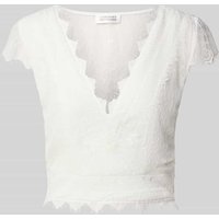 GUIDO MARIA KRETSCHMER WOMAN Top mit Ausbrenner-Effekt Modell 'Esme' in Weiss, Größe 40 von GUIDO MARIA KRETSCHMER WOMAN