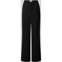 GUIDO MARIA KRETSCHMER WOMAN Wide Fit Stoffhose aus Viskose-Mix Modell 'Inga' in Black, Größe 38 von GUIDO MARIA KRETSCHMER WOMAN