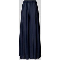 GUIDO MARIA KRETSCHMER WOMAN Wide Leg Stoffhose mit gelegten Falten Modell 'Samantha' in Dunkelblau, Größe 36 von GUIDO MARIA KRETSCHMER WOMAN
