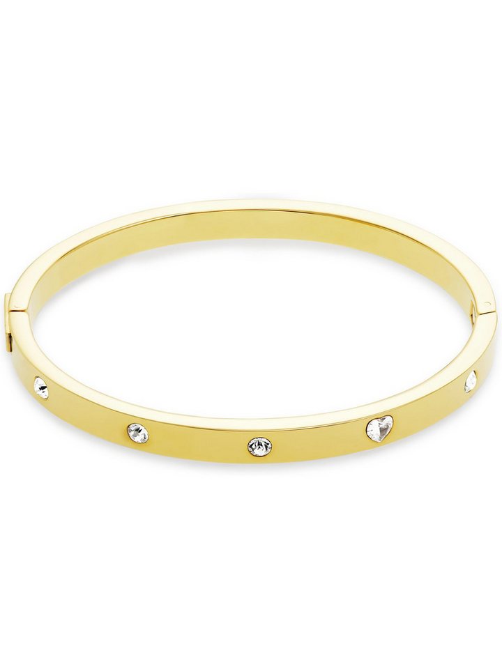 GUIDO MARIA KRETSCHMER Armreif GMK Collection Damen-Armreif Edelstahl Zirkon von GUIDO MARIA KRETSCHMER
