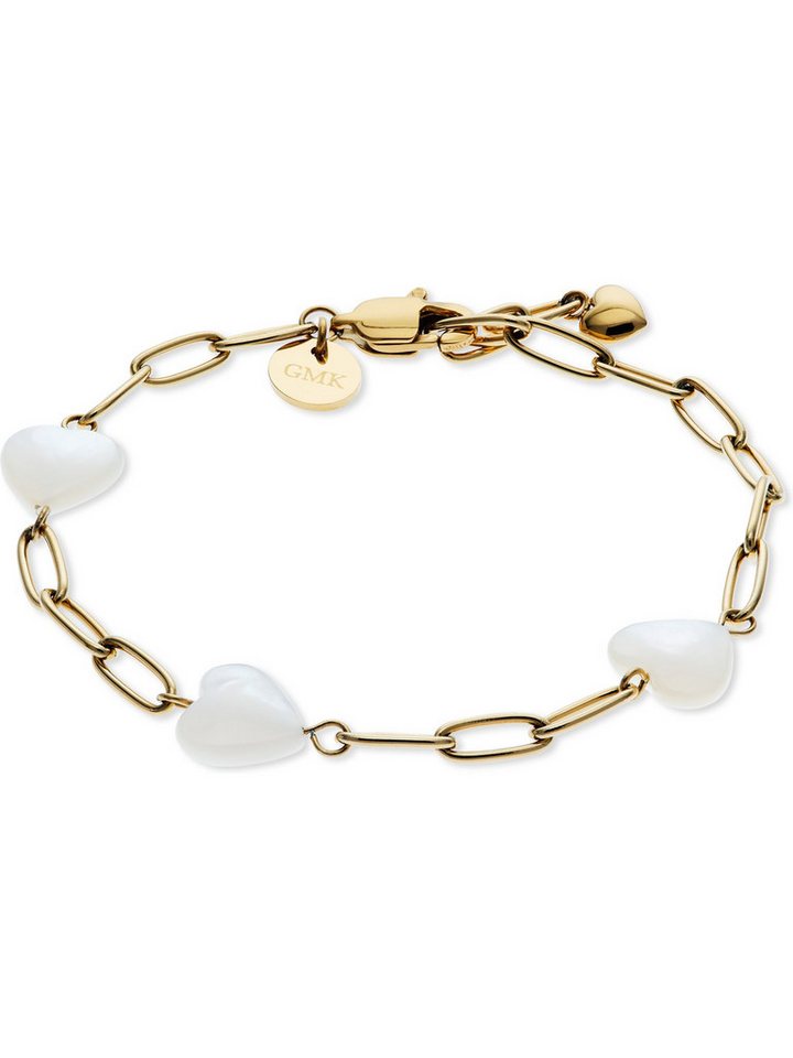 GUIDO MARIA KRETSCHMER Edelstahlarmband GMK Collection Damen-Armband Edelstahl 3 Perlmutt, Trendig von GUIDO MARIA KRETSCHMER
