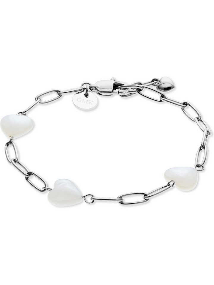 GUIDO MARIA KRETSCHMER Edelstahlarmband GMK Collection Damen-Armband Edelstahl 3 Perlmutt, Trendig GUIDO MARIA KRETSCHMER Edelstahlarmband GMK Collection Damen-Armband Edelstahl 3 Perlmutt, Trendig von GUIDO MARIA KRETSCHMER