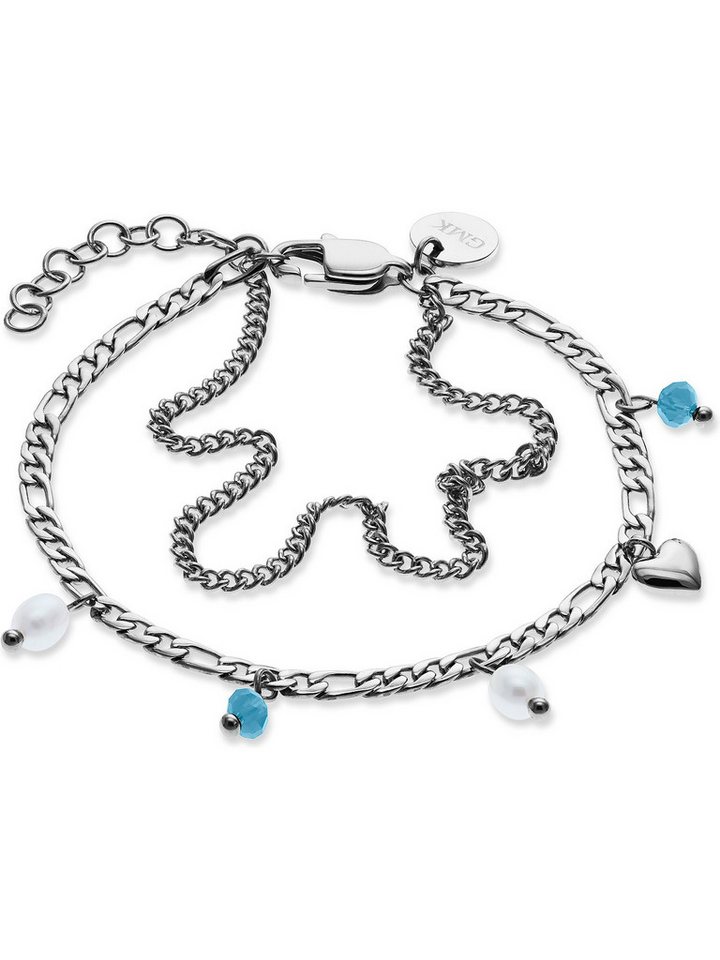 GUIDO MARIA KRETSCHMER Edelstahlarmband GMK Collection Damen-Armband Edelstahl Farbstein, Trendig GUIDO MARIA KRETSCHMER Edelstahlarmband GMK Collection Damen-Armband Edelstahl Farbstein, Trendig von GUIDO MARIA KRETSCHMER