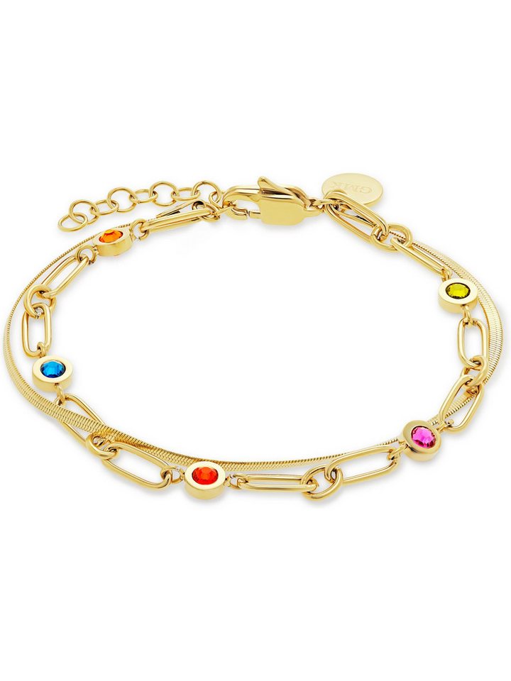 GUIDO MARIA KRETSCHMER Edelstahlarmband GMK Collection Damen-Armband Edelstahl Kristall von GUIDO MARIA KRETSCHMER