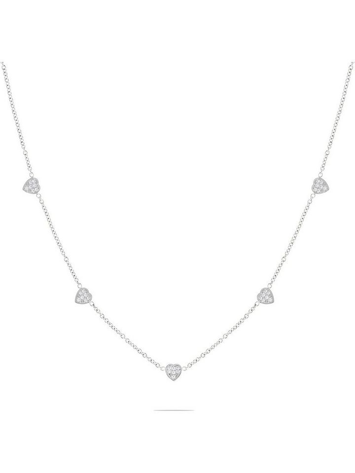 GUIDO MARIA KRETSCHMER Edelstahlkette GMK Collection Damen-Kette Edelstahl 35 Zirkon von GUIDO MARIA KRETSCHMER