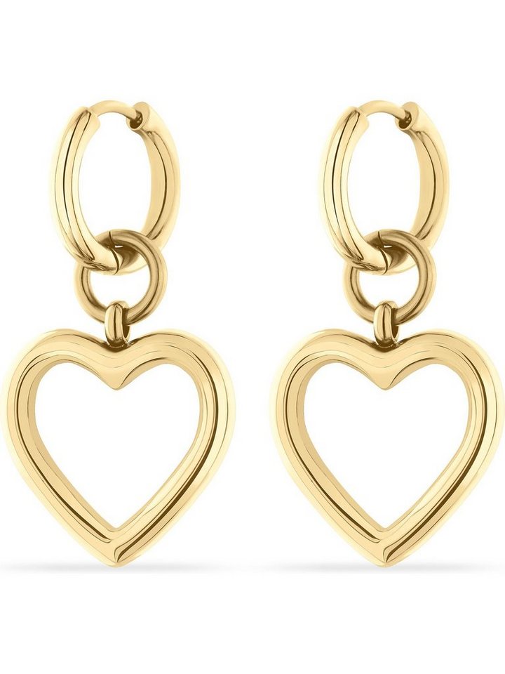 GUIDO MARIA KRETSCHMER Paar Creolen GMK Damen-Creolen Edelstahl Herz (Paar) von GUIDO MARIA KRETSCHMER