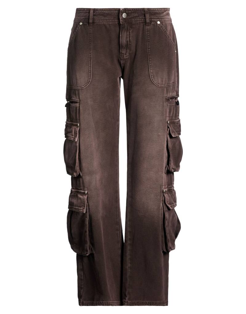 GUIZIO Hose Damen Dunkelbraun von GUIZIO