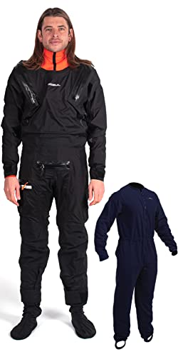 GUL Herren Code Zero Stretch U-Zip Drysuit Dry Suit with Con Zip - Black - Easy Stretch Waterproof Sprayproof GUL Herren Code Zero Stretch U-Zip Drysuit Dry Suit with Con Zip - Black - Easy Stretch Waterproof Sprayproof von GUL