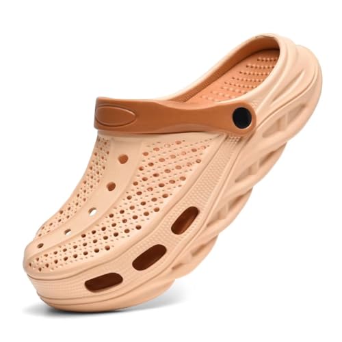 GULAKY Clogs & Pantoletten für Herren Gartenschuhe Orthopädische Schuhe Sandalen Damen Sommer Hausschuhe,Beige Khaki40.41 GULAKY Clogs & Pantoletten für Herren Gartenschuhe Orthopädische Schuhe Sandalen Damen Sommer Hausschuhe,Beige Khaki40.41 von GULAKY