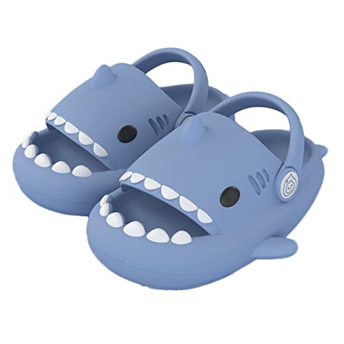 GULAKY Cloud Shark Slides Kinder Hai Hausschuhe Pillow Slippers rutschfest Badeschuhe Soft Badelatschen für Sommer Super Cute,Himmelblau.1,16 von GULAKY