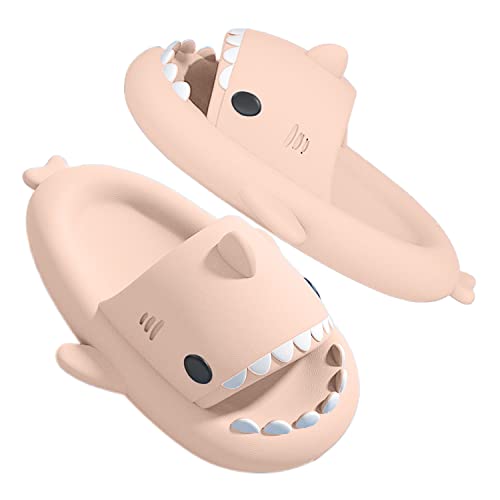 GULAKY Cloud Shark Slides Kinder Hai Hausschuhe Pillow Slippers rutschfest Badeschuhe Soft Badelatschen für Sommer Super Cute,Rosa,16 von GULAKY