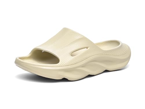 GULAKY Orthopädische Sandalen Damen Orthopedic Slippers Women Fußgewölbestütze Herren Cloud Recovery Pillow Slides Badeschuhe Hausschuhe,Beige,M4 von GULAKY