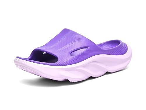 GULAKY Orthopädische Sandalen Damen Orthopedic Slippers Women Fußgewölbestütze Herren Cloud Recovery Pillow Slides Badeschuhe Hausschuhe,Purple,M9 von GULAKY