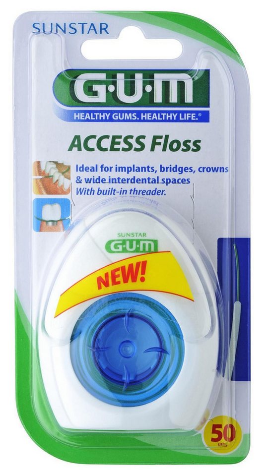 GUM Zahnseide 4x Gum Access Floss 4x 50 Stück von GUM