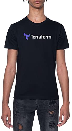Dark Terraform Software Developer Schwarz T-Shirt Herren Mit Kurzen Ärmeln Und Rundem Hals Black Mens von GUNMANTOR
