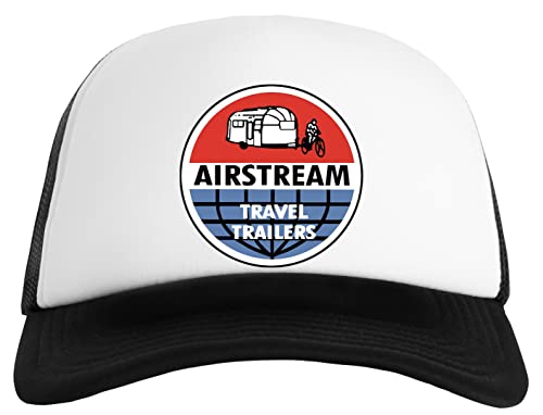 GUNMANTOR Airstream Travel Trailer Vintage Decal Herren Damen Baseball Classic Kappe Unisex Erstellbarer Snapback Mens Womens Cap von GUNMANTOR