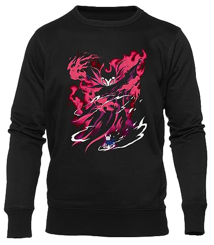 GUNMANTOR Erpgroup Hollow Knight Schwarz Sweater Herren Damen Unisex Langarm Ärmel Rundem Hals Black Jumper Mens Womens von GUNMANTOR