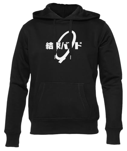 GUNMANTOR Kessoku Band Schwarz Kapuzenpullover Herren Damen Unisex Langarm Ärmel Black Hoodie Mens Womens von GUNMANTOR