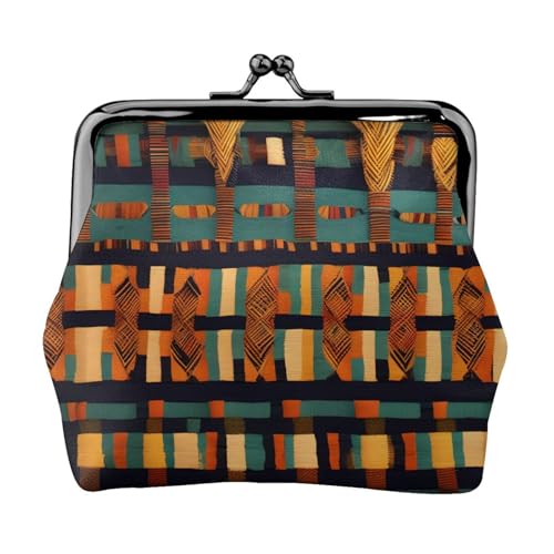 African Classic Weave Print Compact Coin Purse 11.5x10.5cm Cute Mini Wallet with Kiss Lock Waterproof Pouch African Classic Weave Print Compact Coin Purse 11.5x10.5cm Cute Mini Wallet with Kiss Lock Waterproof Pouch von GUOLGP