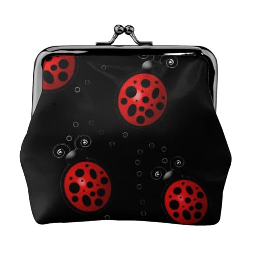 Art Ladybug Tracks Print Compact Coin Purse 11.5 x 10.5 cm Cute Mini Wallet with Kiss Lock Waterproof Pouch Art Ladybug Tracks Print Compact Coin Purse 11.5 x 10.5 cm Cute Mini Wallet with Kiss Lock Waterproof Pouch von GUOLGP