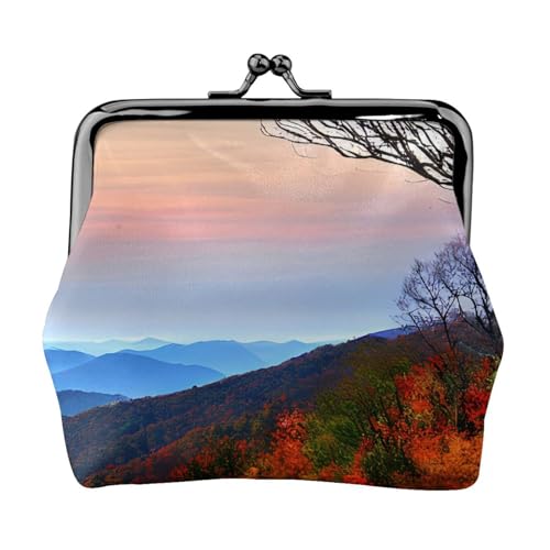 Blue Ridge Mountains Print Compact Coin Purse 11.5 x 10.5 cm Cute Mini Wallet with Kiss Lock Waterproof Pouch Blue Ridge Mountains Print Compact Coin Purse 11.5 x 10.5 cm Cute Mini Wallet with Kiss Lock Waterproof Pouch von GUOLGP