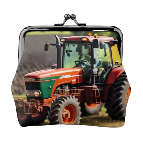Company Farm Traktoren Print Kompakte Münzbörse 11,5 x 10,5 cm Niedliche Mini-Geldbörse mit Kussverschluss, wasserdichte Tasche Company Farm Traktoren Print Kompakte Münzbörse 11,5 x 10,5 cm Niedliche Mini-Geldbörse mit Kussverschluss, wasserdichte Tasche von GUOLGP