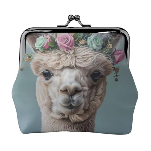 I Love Alpacas Print Kompakte Münzbörse 11,5 x 10,5 cm Niedliche Mini-Geldbörse mit Kussverschluss, wasserdichte Tasche I Love Alpacas Print Kompakte Münzbörse 11,5 x 10,5 cm Niedliche Mini-Geldbörse mit Kussverschluss, wasserdichte Tasche von GUOLGP