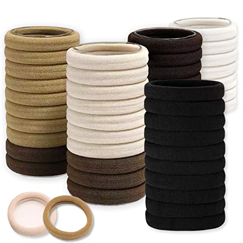 Guoxi Haargummis, hochelastisch, weich, nahtlos, für dickes Haar, keine Schäden, für Damen und Mädchen, 5 Farben, 200 Stück Guoxi Haargummis, hochelastisch, weich, nahtlos, für dickes Haar, keine Schäden, für Damen und Mädchen, 5 Farben, 200 Stück von GUOXI
