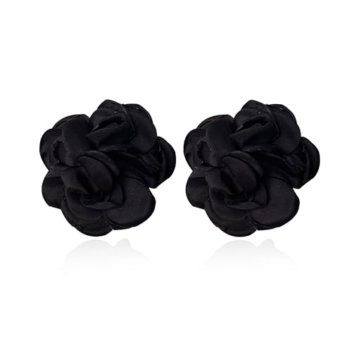 GUOXIAOMEI Große Stoffblumen-Ohrringe, handgefertigt, Blütenblatt-Ohrringe, Chiffon, Blumenmuster, Bohemian-Stil, leicht, Tropfenohrringe für Damen, Mädchen, Urlaub, Hochzeit, Geschenk, Schmuck, Stoff GUOXIAOMEI Große Stoffblumen-Ohrringe, handgefertigt, Blütenblatt-Ohrringe, Chiffon, Blumenmuster, Bohemian-Stil, leicht, Tropfenohrringe für Damen, Mädchen, Urlaub, Hochzeit, Geschenk, Schmuck, Stoff von GUOXIAOMEI