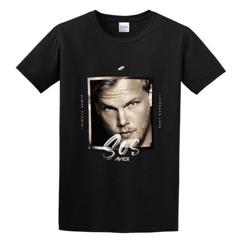 Avicii SOS Laidback Luke Tribute Remix Mens 100% Cotton T-Shirt Size S von GUOXIAOXI