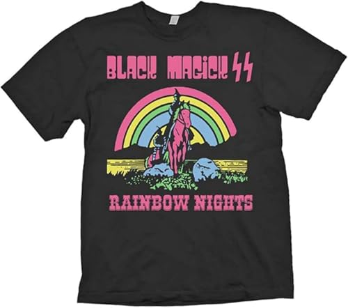 Black Magick SS Rainbow Nights Mens T-Shirt Cotton European Sizes Size XL von GUOXIAOXI