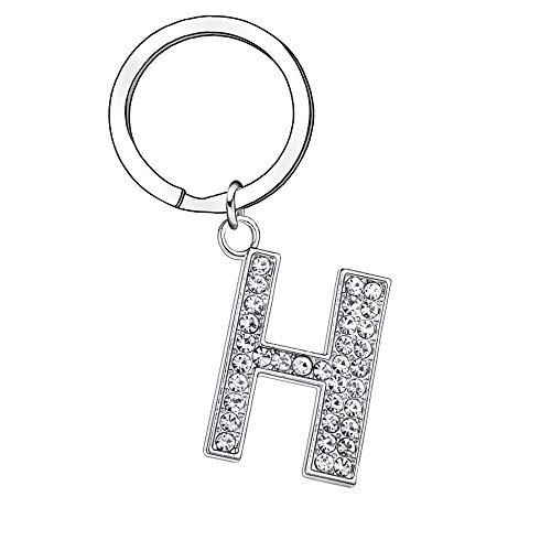 A-Z Buchstaben-Schlüsselanhänger mit Initialen aus Kristall, für Frauen, Mädchen, Familie, beste Freundin, Schmuck von GUOYU