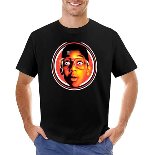 Steve-Urkel-T-Shirt-Summer-Clothes-Quick-Drying-Shirt-Heavyweight-t-Shirts-Oversized-t-Shirts-for Black XL von GUOZHONGTIAN