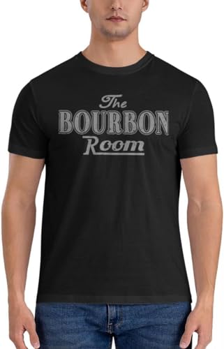 The Bourbon Room Essential T-Shirt Quick Drying Shirt Men Clothings Black L von GUOZHONGTIAN