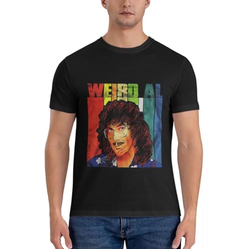 Weird-Al-Yankovic-T-Shirt-Oversized-t-Shirts-for-Men-Funny-t-Shirts-for-Men Black XL von GUOZHONGTIAN